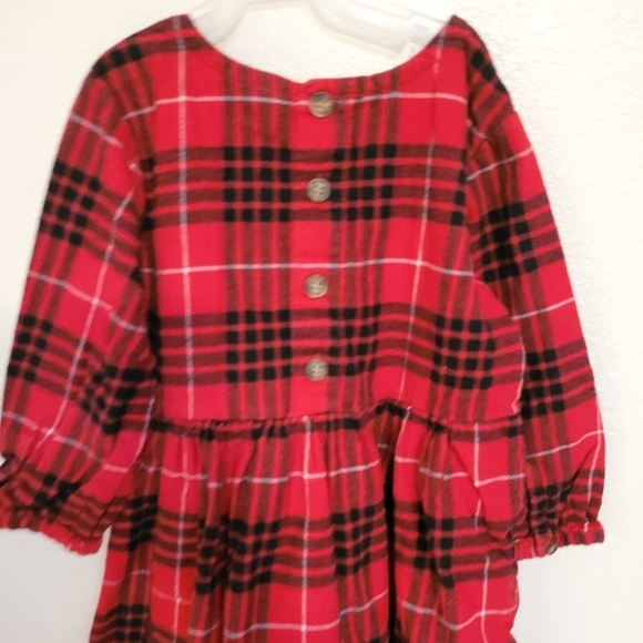 Hanna Andersson Red and Black Flannel Dress - Picture 5 of 5